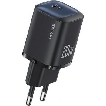 Cargador Rápido USB-C 20W GaN Serie HC Usams Negro