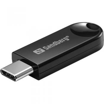 Dongle Inalámbrico USB-C Bluetooth 5.3 Sandberg (Transmisor y Receptor)