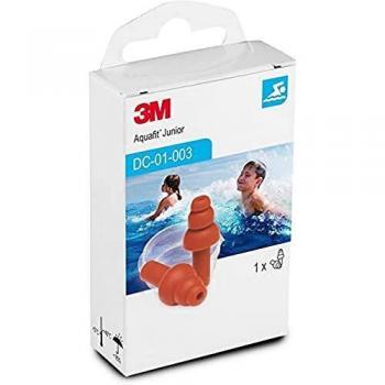 3M E-A-R AquaFit LG3 Junior Tapones para niños reutilizables especiales para la piscina, natación y deportes acuático