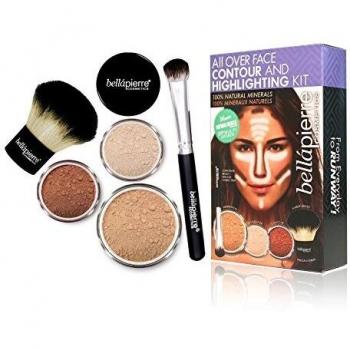Bellapierre Cosmetics Contouring y Highlight Medium - Kit para rostro