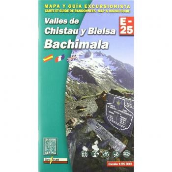 Valles de Chistau y Bielsa. Bachimala, mapa excursionista. Escala 1:25.000. Español, Français, English. Alpina Editorial.