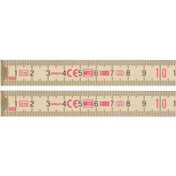 Regla Plegable de Madera Stanley 2m - 15mm
