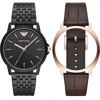 Emporio Armani Reloj Analógico para Hombre de Cuarzo con Correa en Acero Inoxidable AR80021