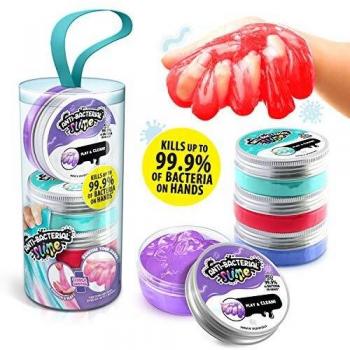 So Slime - Pack de 4 Botes de Slime Antibacterial