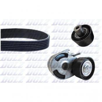 Kit de poleas DOLZ con correa de distribución SKD212A