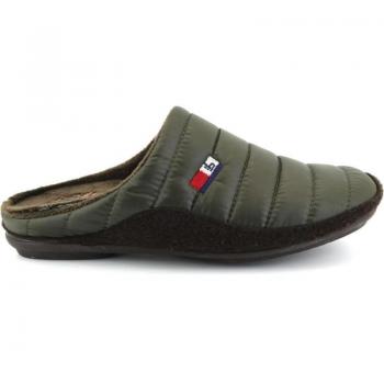 BEREVERE 9671 Zapatillas de casa de hombre kaki 622