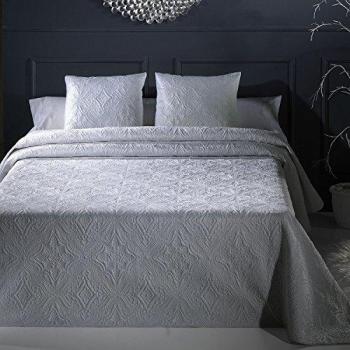 Javier Larrainzar Colcha Bouti Tambre Cama 105 cm Gris - Sedalinne