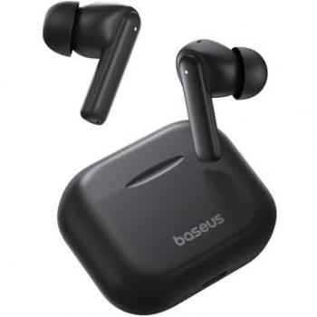 Auriculares Bluetooth True Wireless Baseus Bowie E17, In-ear, 25 horas de autonomía, con doble micrófono ENC, color negro