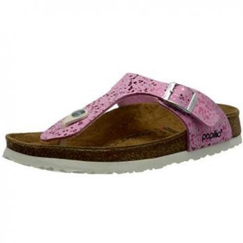 Papillio by Birkenstock Tongs Gizeh Birko-Flor Glitter Hologram Pink, Sandalia para Mujer, 36 EU