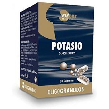Potasio Oligogranulos 50 cápsulas de Waydiet Natural Products
