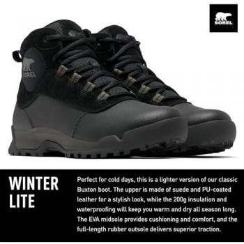 Sorel Buxton Lite Waterproof Winter Boots for Men