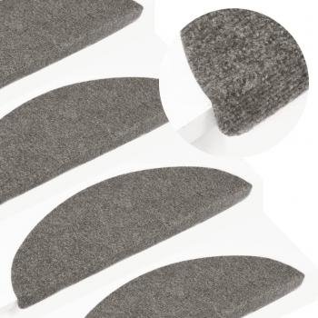 Alfombrilla Autoadhesiva de Escalera 10 uds Color Antracita, Beige, Gris - Dimensiones 56x17x3 cm