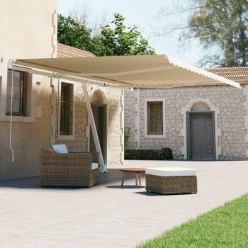 Toldo Automático Autoportante 500x300 cm Crema