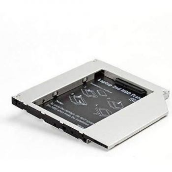 SALCAR Universal 2nd SSD ODD Adaptador Bahía de Disco Duro 2,5 SATA HDD/SSD 9,0mm