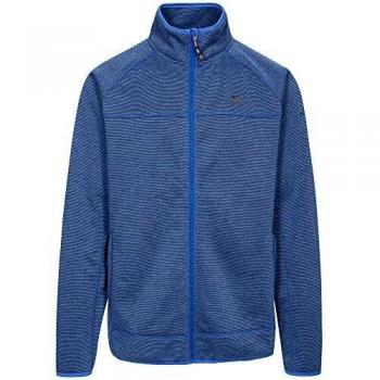 Trespass Rutlandmalefleeceat3 Rutland Chaqueta de Forro Polar con Cremallera Completa para Hombre, Color Azul, Tamaño L Chest 41-43