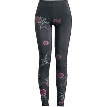 Hell Bunny Sabrina Leggings Leggins Negro 3XL