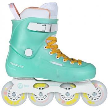 Powerslide Patines en Línea Zoom 80 - Color Baby Blue, Talla 39/40, Ruedas de 80 mm