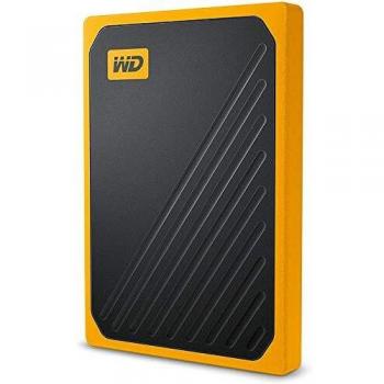 WD My Passport Go 1 TB, disco duro sólido externo - acabado ámbar