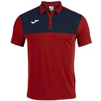 Joma Winner Polos Caballero, Niños, Rojo/Marino, 2XS