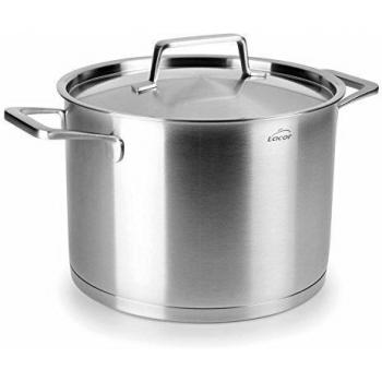 Lacor Foodie Olla con Tapa, Acero Inoxidable 18/10, Gris