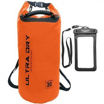 Premium Waterproof Bag, Sack with phone dry bag and long adjustable Shoulder Strap Included, Perfect for Kayaking/Boating/Canoeing/Fishing/Rafting/Swimming/Camping/Snowboarding