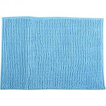 Alfombra de Baño Chenille Microfibra Azul Cielo 60x90cm Moderna y Cálida