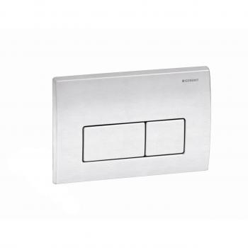 Placa de Descarga Doble Kappa 50 Acero Inoxidable Cepillado - Geberit