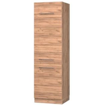 Armario empotrado para frigorífico Vicco Fame-Line, roble dorado, 60 cm