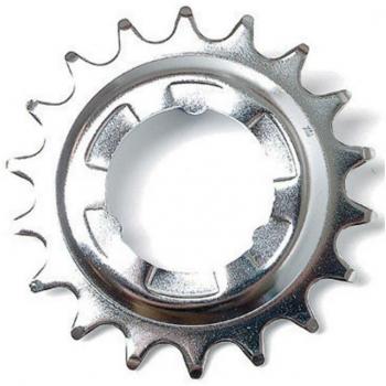 Piñón 22D Plata SM-GEAR Nexus, compatible con hub de velocidades integradas, material de alta calidad, diseño eficiente para transmisión de energía