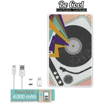 Becool® - Batería Externa Power Bank 4000 mah + Gratis 1 cable USB-MicroUsb