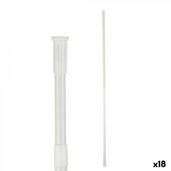 Berilo - Barra extensible de ducha blanco aluminio 260 x 2,2 x 2,2 cm (18 unidades)