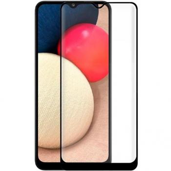 Protector de pantalla de cristal templado COOL para Samsung Galaxy A02s/A03s (FULL 3D Negro)