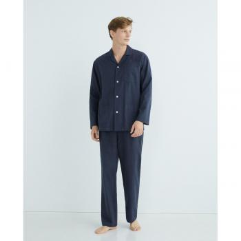 Pijama hombre franela tono liso Emidio Tucci