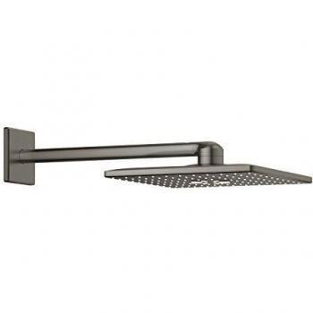 Conjunto de ducha Grohe Rainshower SmartActive Cube 310 mm, brazo de ducha 430 mm, 2 chorros, grafito oscuro cepillado