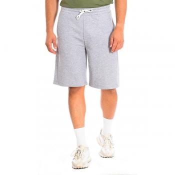 Pantalón Corto Deportivo La Martina TMB300-FP538 para Hombre - Algodón Elástico Gris Oversize XL