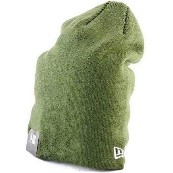 New Era Essential Long Knit Newera Rig Gorro, Hombre, Verde