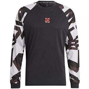 Camiseta de Manga Larga Five Ten Trailcross MTB Negra/Gris Claro - Talla L - Hombre