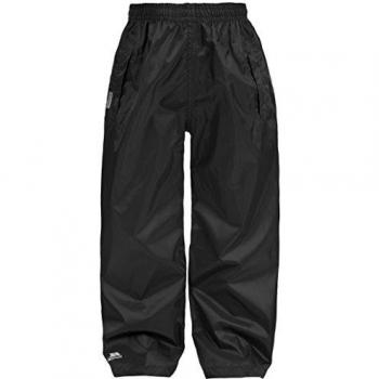Trespass Packup P-Way TRS TP75 Pantalón, niños, Negro