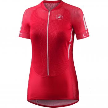 Castelli Maillots Climber'S W Jersey Rojo/Blanco/Negro L