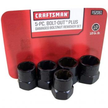 Craftsman Bolt-out 5 Piece Damaged Bolt/Nut Remover Set by Craftsman