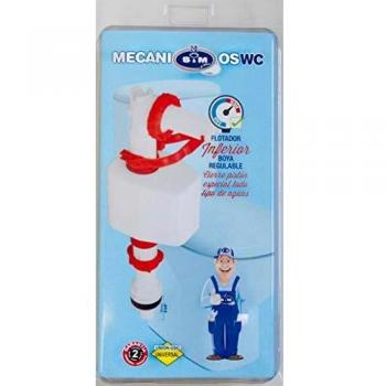 S&M 410260 Grifo Silencioso Telescópico, 0 V, Blanco