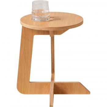 SoBuy HFBT02-K-N Mesa Auxiliar con Juntas de Espiga Mesita de Noche Mesa de Centro para Salón y Dormitorio 37 x 37 x 38 cm Marrón