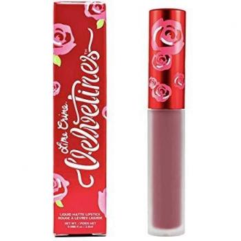 Lime Crime Velvetines Lápiz labial líquido mate, Sasha, rosa tostada, aroma de vainilla francesa, pintalabios mate aterciopelados de larga duración, no se desangra ni se transfiere, vegano