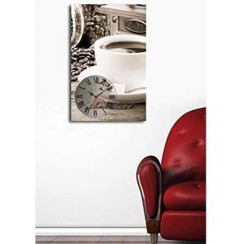 Asir Group LLC 228CLA1696 Clock Art, Ativ Decor Canvas Reloj de Pared