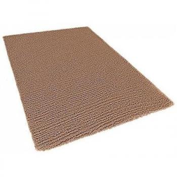 Alfombra shaggy - beige- 160x230 cm - poliester - EDIRNE