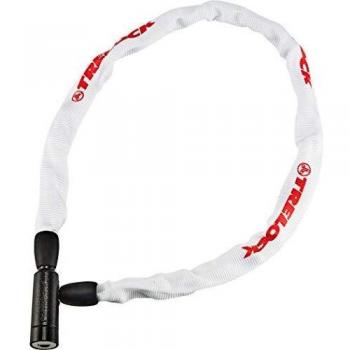 Trelock Candado Cadena S/Sop.60Cm 4Mm Blanco