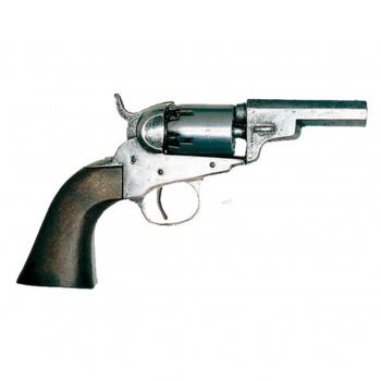 Réplica de Revolver Wells Fargo 1849 con detalles históricos y acabados realistas, ideal para coleccionistas y amantes de la historia del Oeste