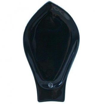 Tierra INC75658 Yukari Zen Lotus Petal Incienso Titular Negro 10.5 x 8 x 2 cm