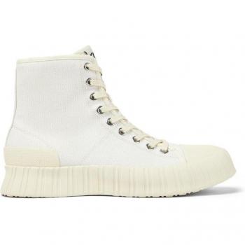Camperlab Unisex High-Top Sneakers - White, Size 40