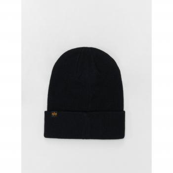 Alpha Industries 3D Knitted Beanie Hat for Men - Black, One Size